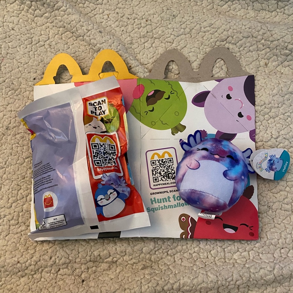 Squishmallow McDonalds “HALLEY” WITH BOX